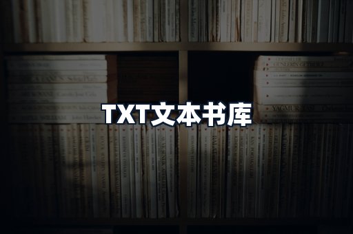 TXT文本书库